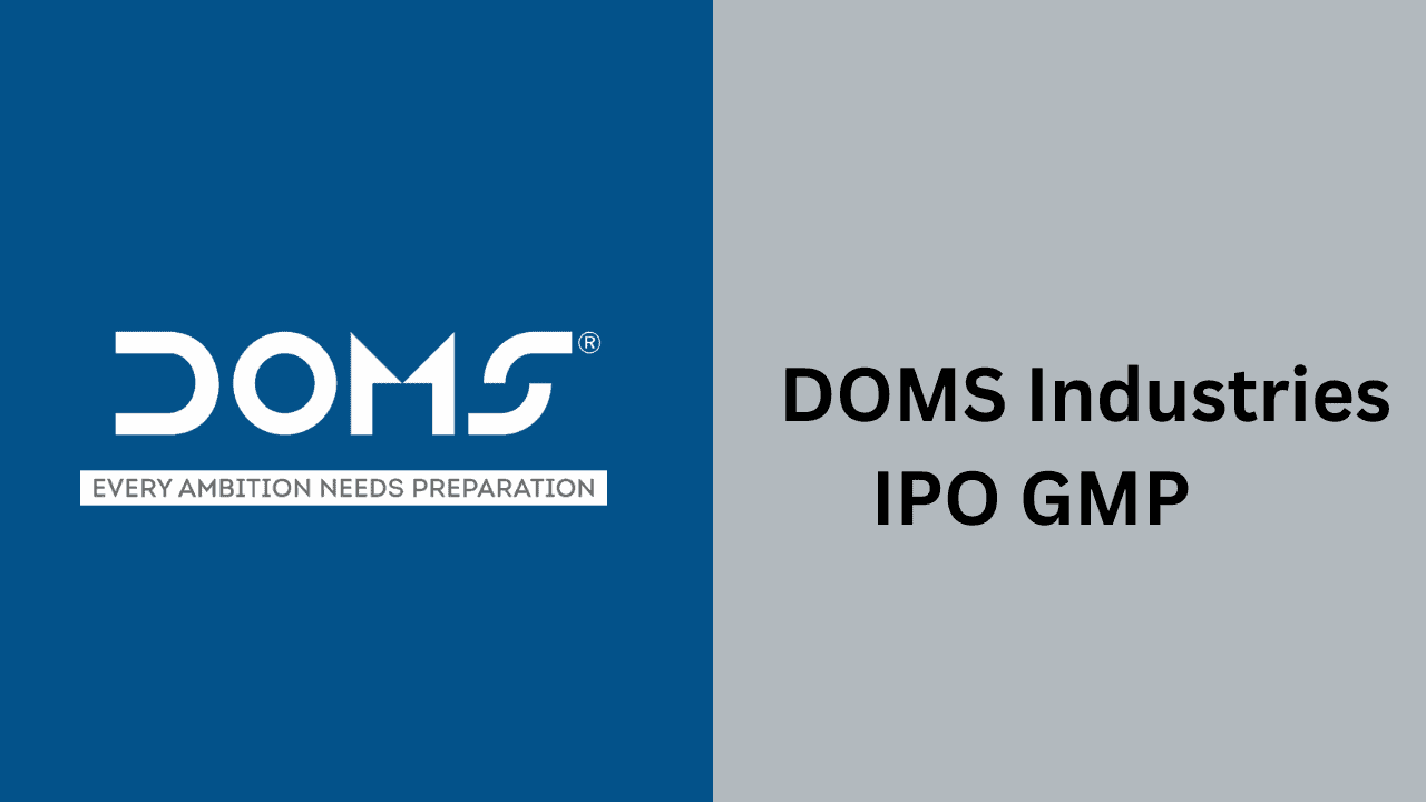 doms industries ipo gmp